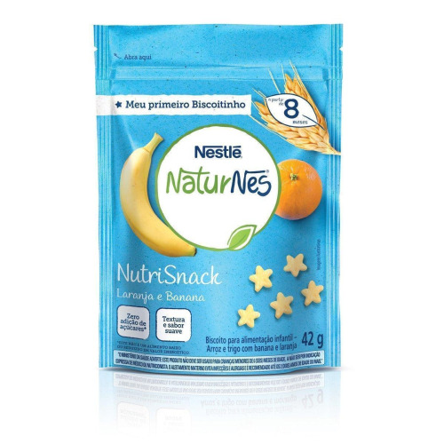 NESTLE NATURNES NUTRISNACK BANANA E LARANJA 42G