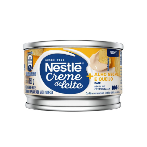 CR LEITE NESTLE LT 160G PATE ALHO NEGRO