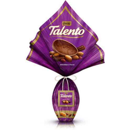 GAROTO TALENTO OVO PASCOA N20 375G AMENDOAS PASSAS