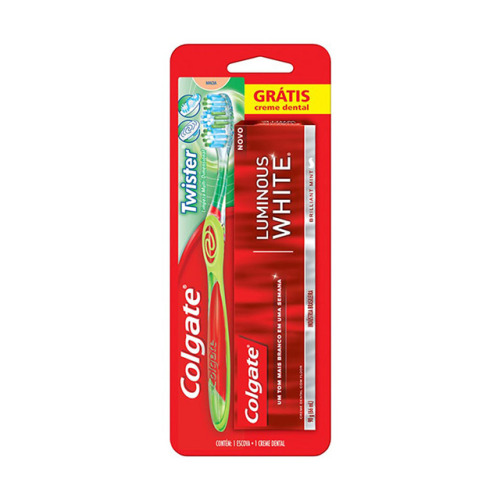 COLGATE ESC D TWIST GRATIS CR DENTAL LUMINOUS