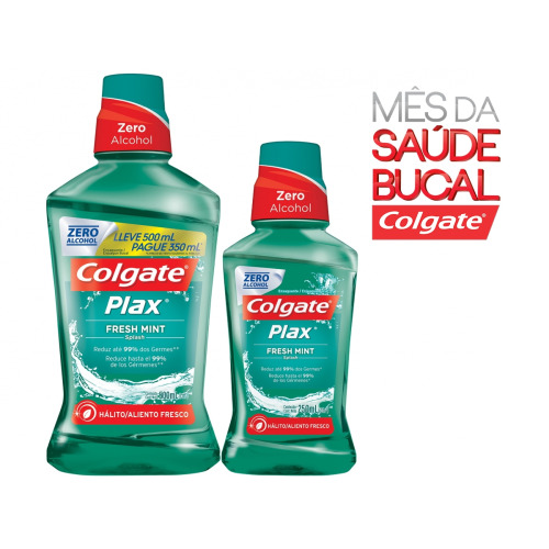 KIT COLGATE PLAX MINT 500ML ICE FUSION 250ML