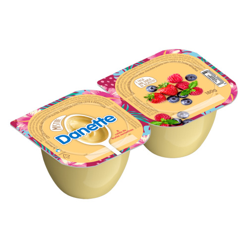 DANONE DANETTE CHOCO CALDA FRUT VERM 180G