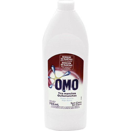 OMO TIRA MANCHAS LIQ S CLORO 750ML ROUPAS BRANCAS