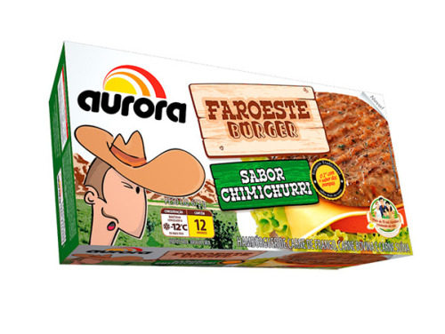 AURORA HAMBURGUER MISTO SABOR CHIMICHURRI 672G