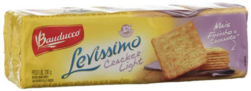 BAUDUCCO BISCOITO LEVISSIMO 200G LIGHT CRACKER