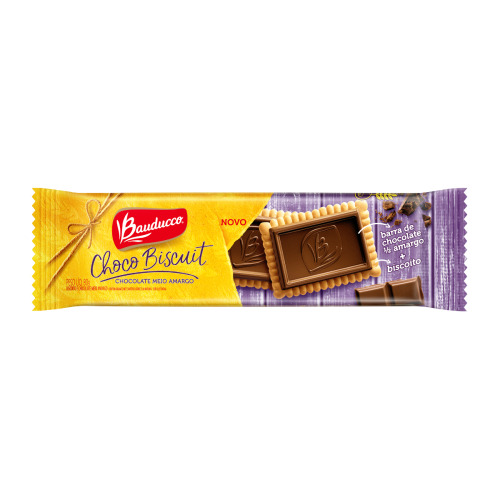 CHOCOBISCUIT BAUDUCCO 80G CHOC MEIO AMARGO
