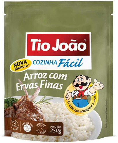 TIO JOAO ARROZ C ERVAS FINAS 250G