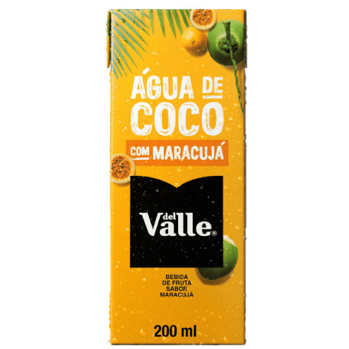 DEL VALLE AGUA DE COCO MARACUJA TP 200ML
