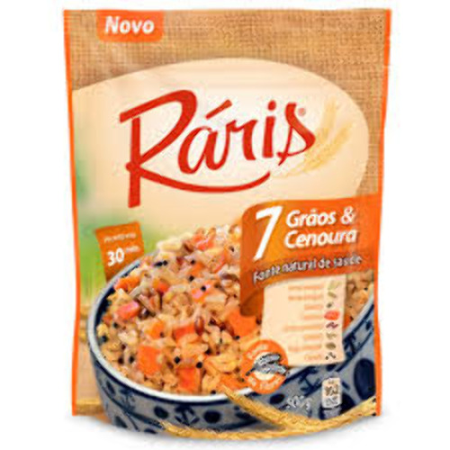 RARIS ARROZ 7 GRAOS CENOURA 500G
