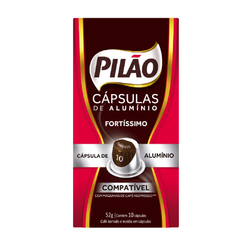 CAFE PILAO CAPS ESP 10 52G FORTISSIMO