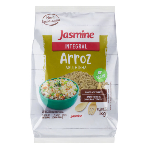 ARROZ JASMINE 1KG AGULHINHA INT