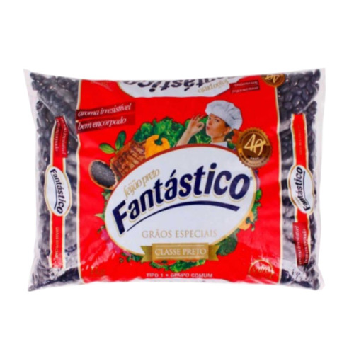 FANTASTICO FEIJAO PRETO 1KG