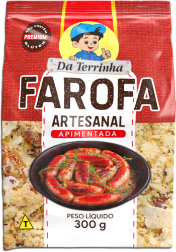 FAROFA  ART DA TERRINHA 300G APIMENTADA